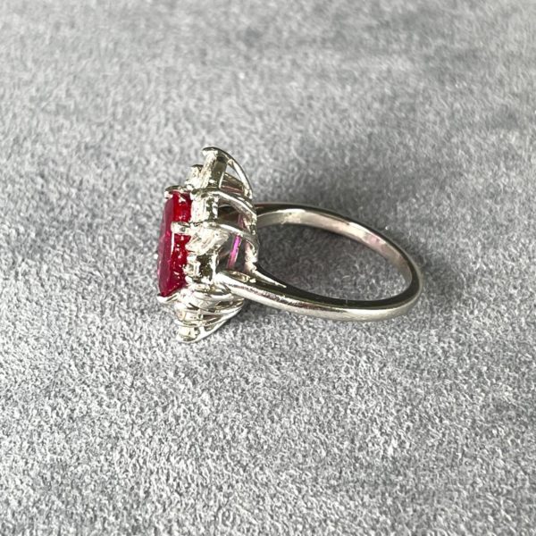 2.14 Carats Burma No Heat Ruby Ring - Image 4