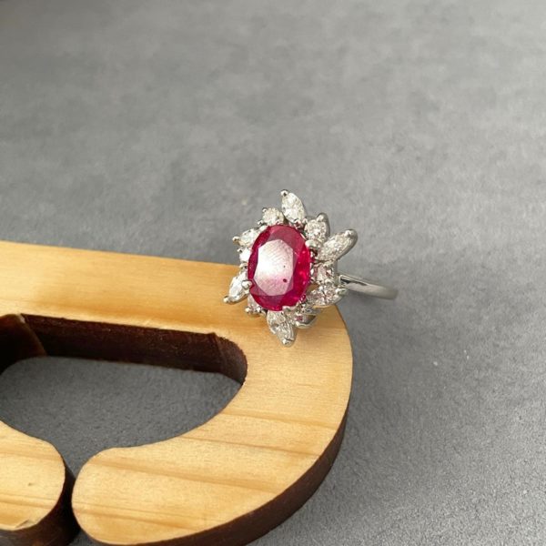 2.14 Carats Burma No Heat Ruby Ring - Image 2