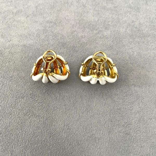 Tiffany & Co. Schlumberger Enamel Earrings - Image 2