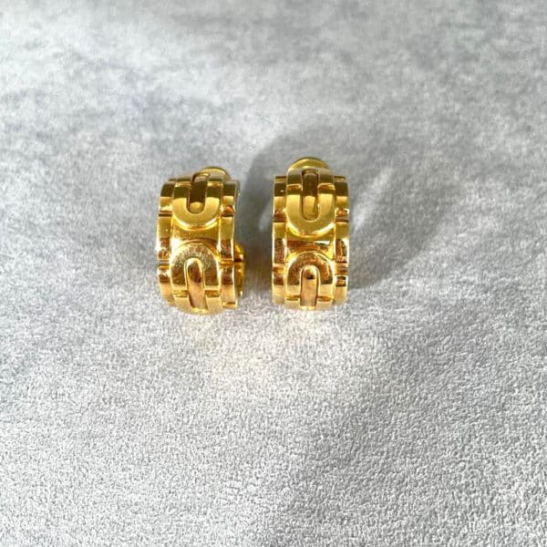 Cartier Gold Hoop Earrings - Image 2