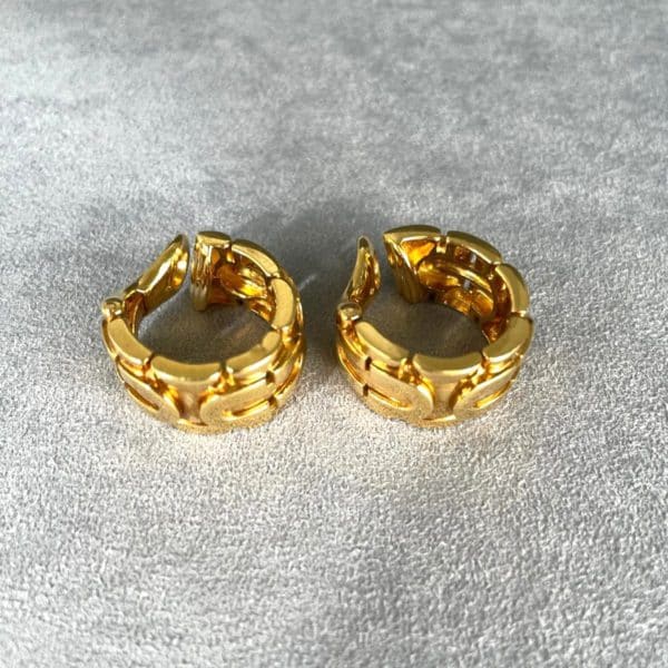 Cartier Gold Hoop Earrings