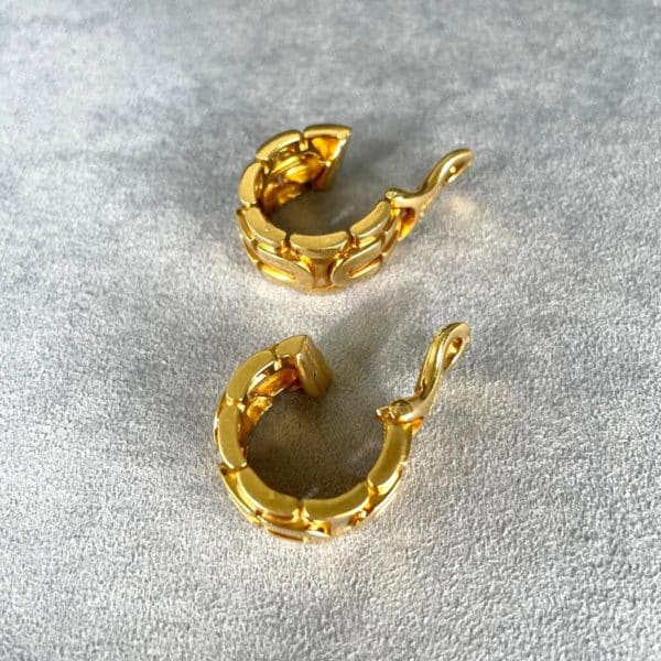 Cartier Gold Hoop Earrings - Image 3